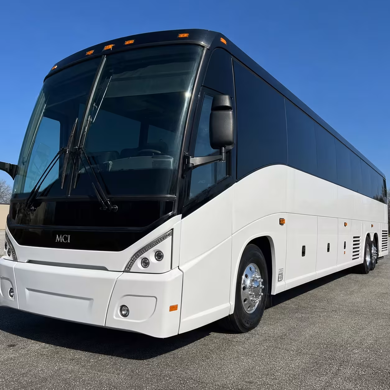 orange long distance bus rentals